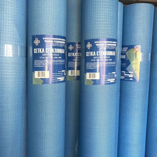 Изображение: сетка стеклянная армирующая фасадная ссш -160 (100) 1800/1800 (рулон 50м2) в Минске