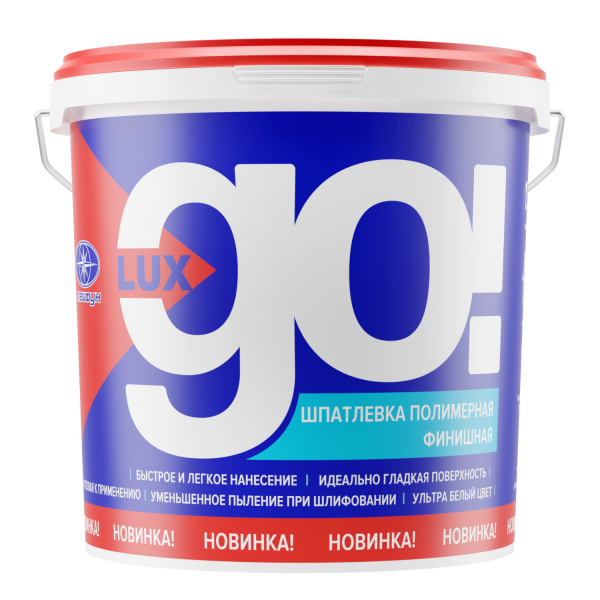 Изображение: шпатлевка полимерная "lux go", 18 кг в Минске