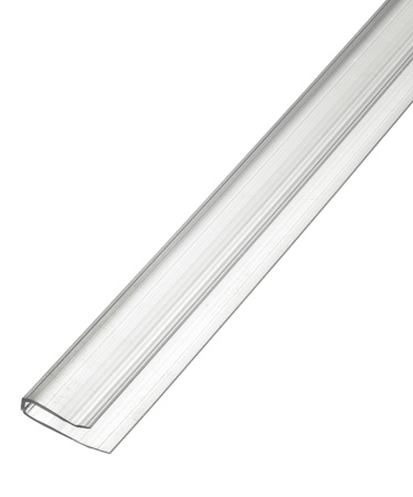 Профиль торцевой 10мм L=2.1м (прозрачный)