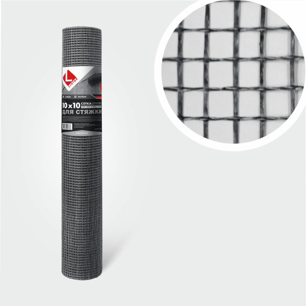 Изображение: стеклосетка для стяжки 10х10; 1х30м в Минске