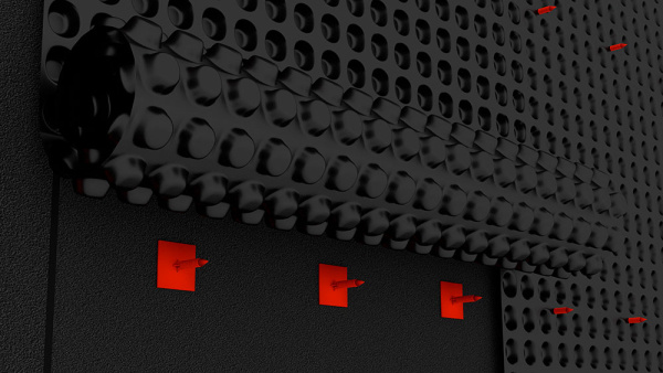 Изображение: крепеж технониколь №02 для фиксации плит xps и мембраны planter (100 шт/уп) в Минске