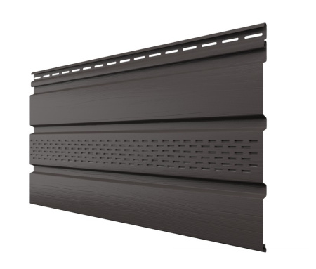 Изображение: софит тн, частично перфорированный, пекан, 3м в Минске